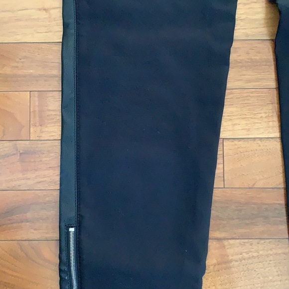 Stella McCartney Darcelle Skin Free Skin Leather Leggings In Black - Picture 5 of 6